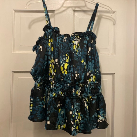 GUC Torrid Size 1 Ruffle Peplum Cami Top - Picture 1 of 5